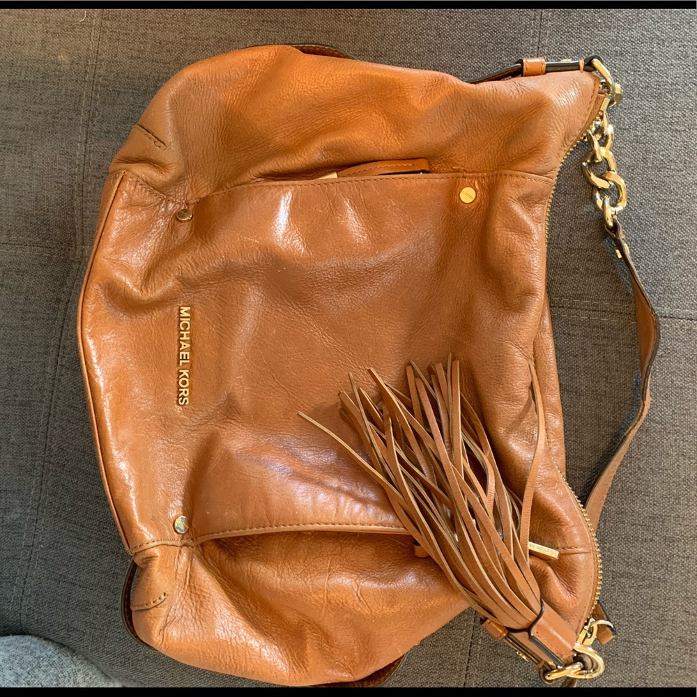 Michael Kors Leather Boho Bag